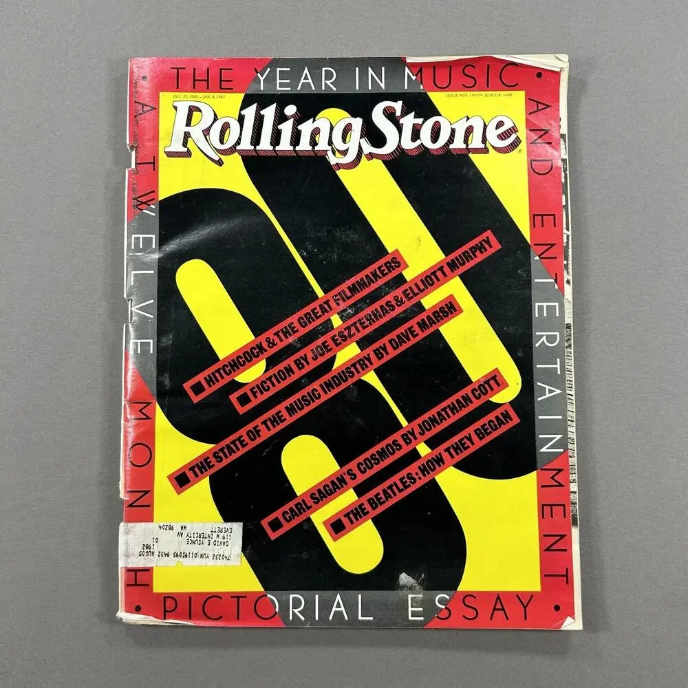 Rolling Stone Magazine Issue 333/334 Dec 25 1980 Year in Music Hitchcock Photos